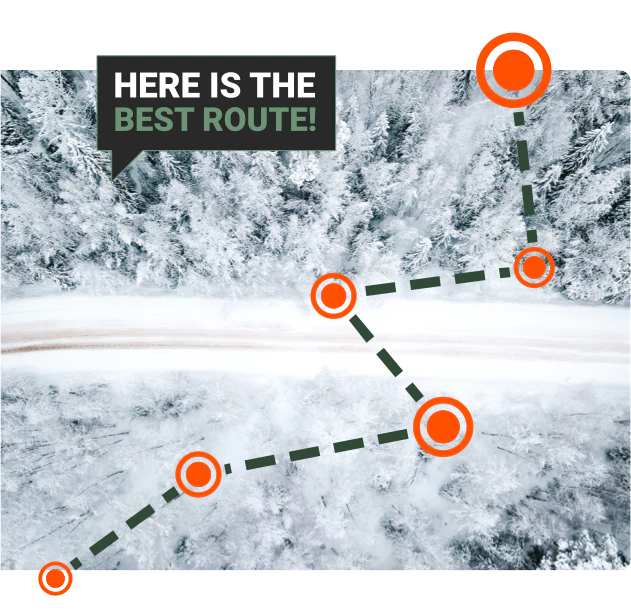 Here is the best route!